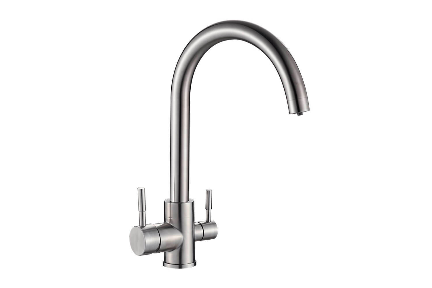 Смеситель ULGRAN U-020-304 нержавеющая сталь