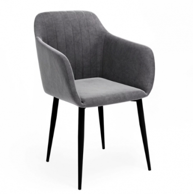 Стул Диор Серый Ultra Grey / Черный Стул Диор Серый Ultra Grey / Черный