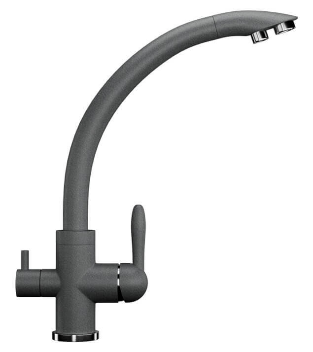 Смеситель ULGRAN U-017-309 темно-серый